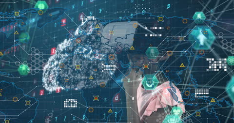 Child Exploring Virtual World Technology with Advanced Interface