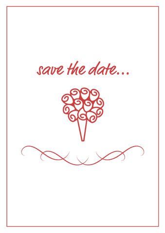Save the Date Wedding Invitation Design on Transparent Background - Download Free Stock Videos Pikwizard.com