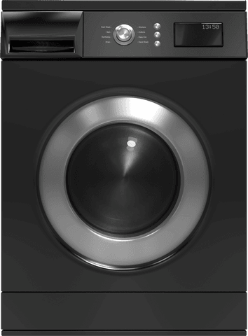 transparent modern grey washing machine front with digital interface - Download Free Stock Videos Pikwizard.com