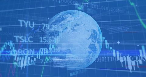 Global Financial Data Analysis with Digital Coding Elements - Download Free Stock Images Pikwizard.com