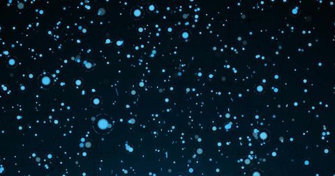 Blue Particle Lights Moving in Dark Abstract Background - Download Free Stock Images Pikwizard.com