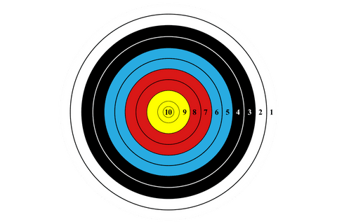 transparent shooting target png illustration for sport concept and accuracy - Download Free Stock Videos Pikwizard.com