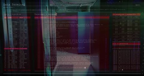 Monitoring Specialist Analyzing Digital Infrastructure