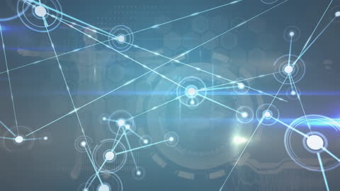 Futuristic Data Processing Abstract Background Concept