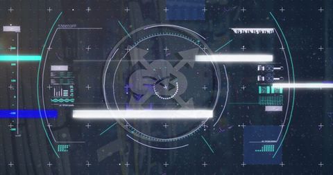 Digital Scope Interface with Data Processing Elements - Download Free Stock Images Pikwizard.com