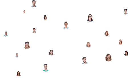 transparent network of diverse people representing connections and communication - Download Free Stock Videos Pikwizard.com