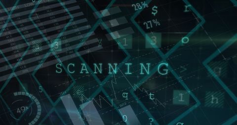 Futuristic Cybersecurity Concept with Scanning Interface - Download Free Stock Images Pikwizard.com