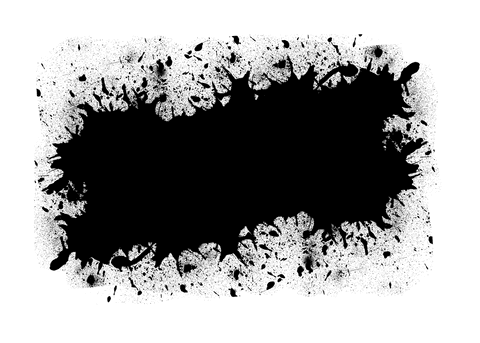 Abstract digital shape on transparent background for design projects