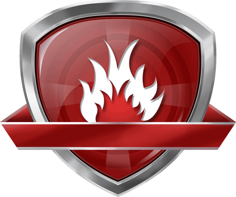 red flame sign badge on transparent background - Download Free Stock Videos Pikwizard.com