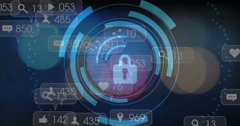 Digital Security Interface with Data Analytics Overlay