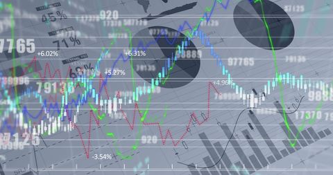 Global Finance Graphs and Data Technology Landscape - Download Free Stock Images Pikwizard.com