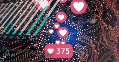 Social Media Engagement Amidst Digital Circuits