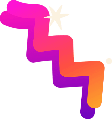 abstract zigzag ribbon design with starburst on transparent canvas - Download Free Stock Videos Pikwizard.com