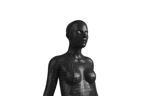 3d digital woman model on transparent background - Download Free Stock Videos Pikwizard.com