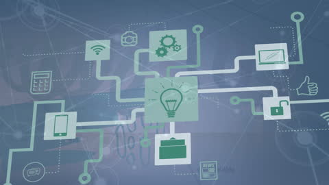 Digital Flowchart of Media and Technology Connections