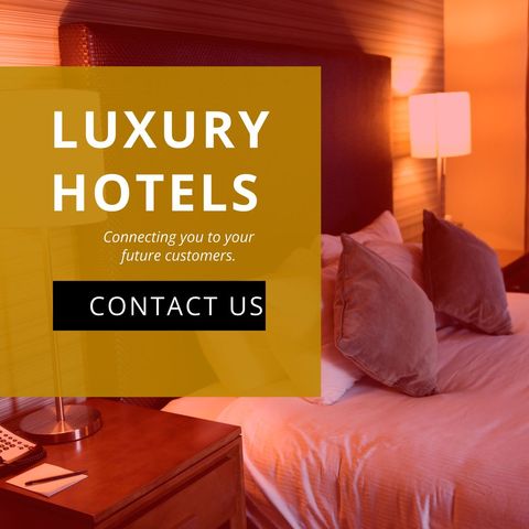 Elegant hotel room marketing with luxurious accommodations