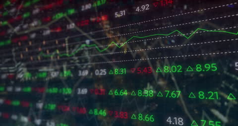Data Processing Animation with Global Business Indicators