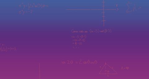 mathematical formulas on gradient background illustrating scientific concepts - Download Free Stock Images Pikwizard.com