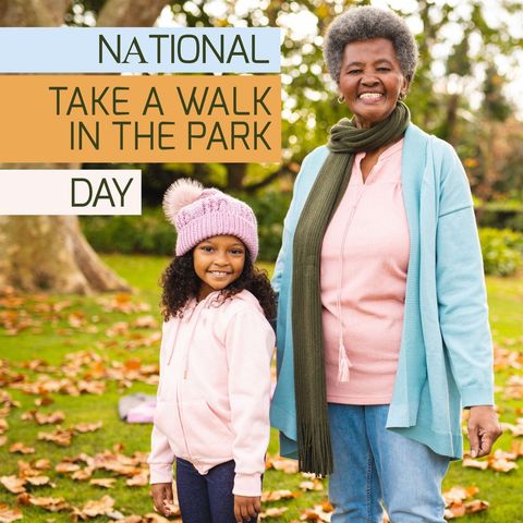 Grandmother and granddaughter bond on national park day