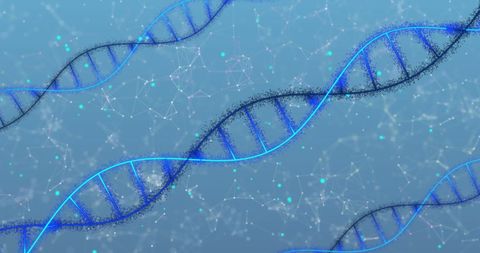 DNA Strands and Molecular Connections in Scientific Digital Concept - Download Free Stock Images Pikwizard.com