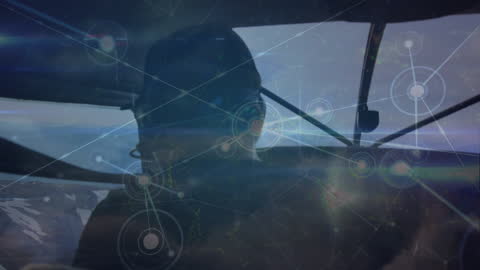 Digital Connectivity Overlay on Aviators in Flight