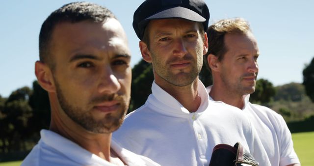 Confident Cricket Players in Uniform on Sunny Day - Download Free Stock Images Pikwizard.com