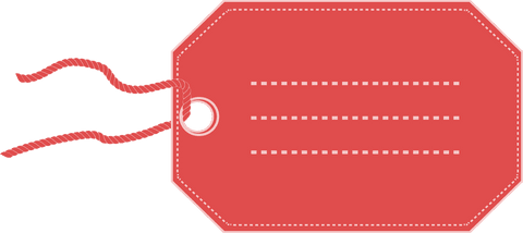 Red Name Tag with Copy Space on Transparent Background - Download Free Stock Videos Pikwizard.com