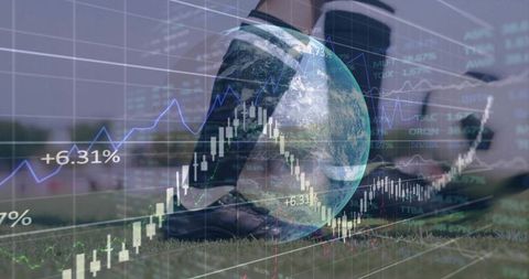 Finance Technology Hologram Concept Outdoors