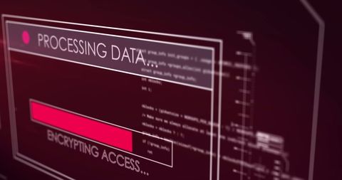 Digital Interface for Data Processing and Encryption - Download Free Stock Images Pikwizard.com