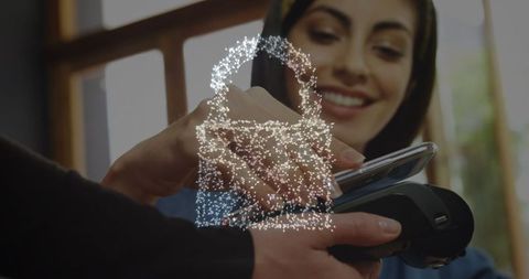 Secure Payment with Digital Technology Concept