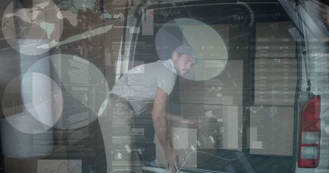 Delivery Professional Overlapping Technology and Analytics - Download Free Stock Images Pikwizard.com