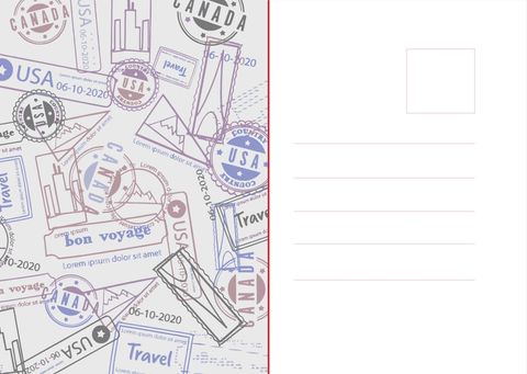 Vibrant Passport Stamps Embodying Travel Wanderlust Adventure - Download Free Stock Templates Pikwizard.com