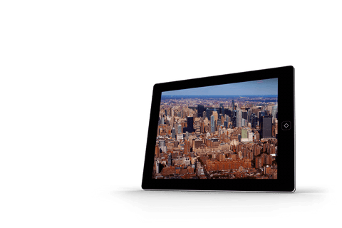 Transparent Digital Display Showcasing New York Skyline - Download Free Stock Videos Pikwizard.com
