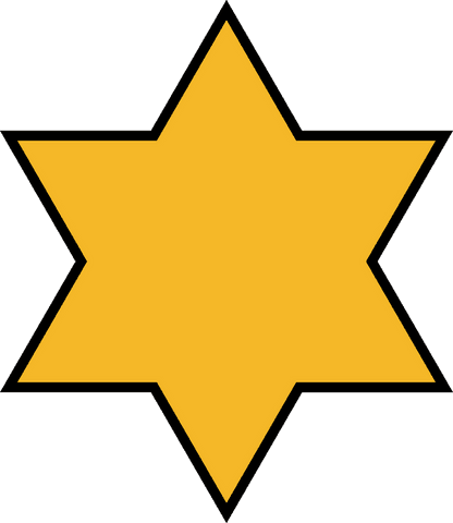 transparent six-pointed yellow star icon with black border - Download Free Stock Videos Pikwizard.com