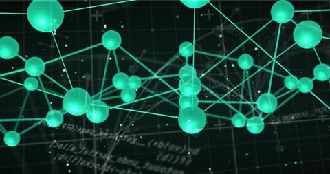 Abstract Network of Connections in Digital Data Interface - Download Free Stock Images Pikwizard.com