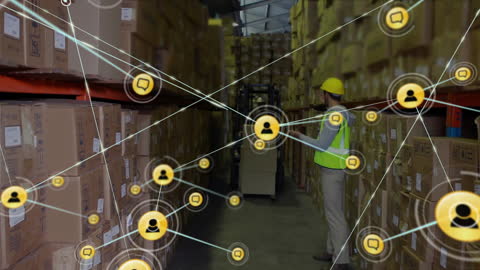 Warehouse Industry Innovation with Digital Communication Network
