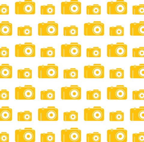 abstract yellow cameras pattern on transparent background - Download Free Stock Videos Pikwizard.com