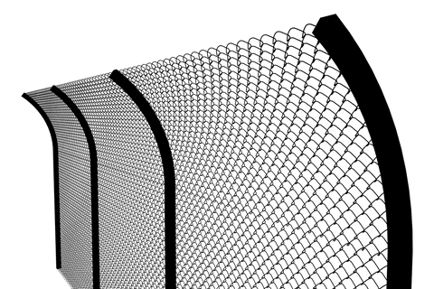 Transparent Silhouette of Chainlink Fence on White Background - Download Free Stock Videos Pikwizard.com