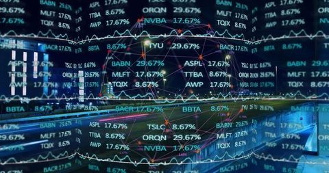 Digital Stock Market Analysis with Rotating Globe