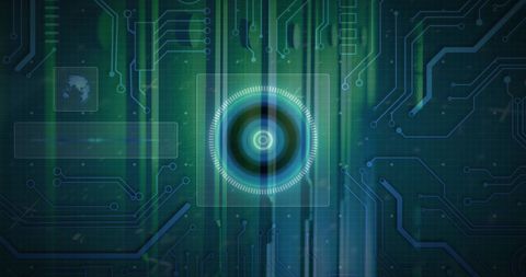 Futuristic Circuit Board and Globe Design - Download Free Stock Images Pikwizard.com