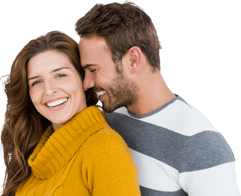 Transparent Happy Couple Embracing Summer Knitwear Fashion - Download Free Stock Videos Pikwizard.com