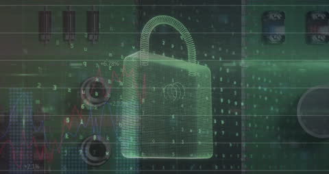 Cybersecurity Technology Digital Lock with Data Analytics