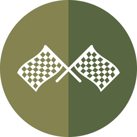 checkered flags icon on transparent circle background - Download Free Stock Videos Pikwizard.com