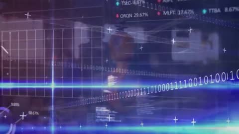 Futuristic Industrial Robotic Arm with Digital Interactions