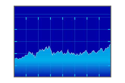 Blue Financial Line Chart on Transparent Background - Download Free Stock Videos Pikwizard.com