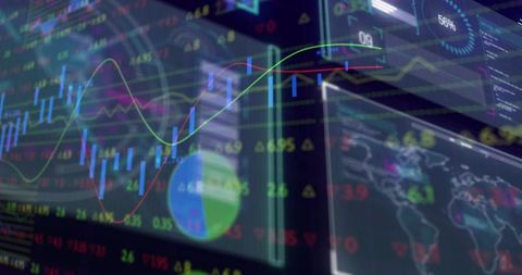 Overlaying Live Market Data on Trading Dashboards Displaying Candlesticks and Analytics
