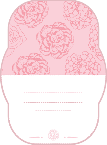 pink floral invitation holder on transparent background - Download Free Stock Videos Pikwizard.com
