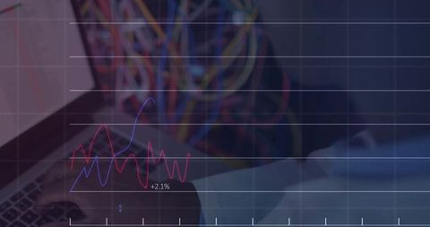 It technician working on networking and data analytics in server room