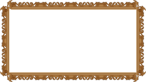 transparent baroque ornate frame with acanthus scrolls - Download Free Stock Videos Pikwizard.com
