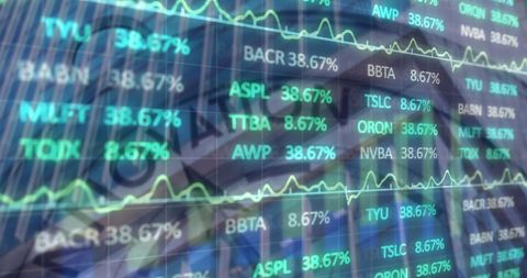 digital financial data streams on virtual stock market interface - Download Free Stock Images Pikwizard.com